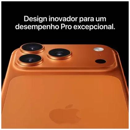 Smartphone celular Apple.iPhone.17.Pro.Max 256GB, 5G, Tela Super Retina XDR, Câmera avançada, Face ID, Dual eSIM, Bateria de longa duração, Laranja